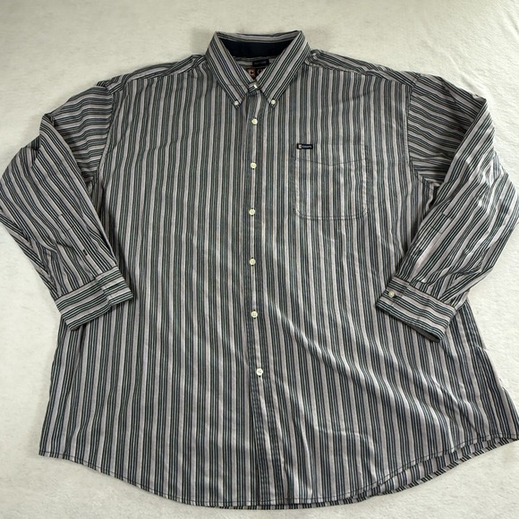 Chaps‎ Ralph Lauren Easy Care Mens Button Down Long Sleeve Dress Shirt Size 3XB - Picture 1 of 5